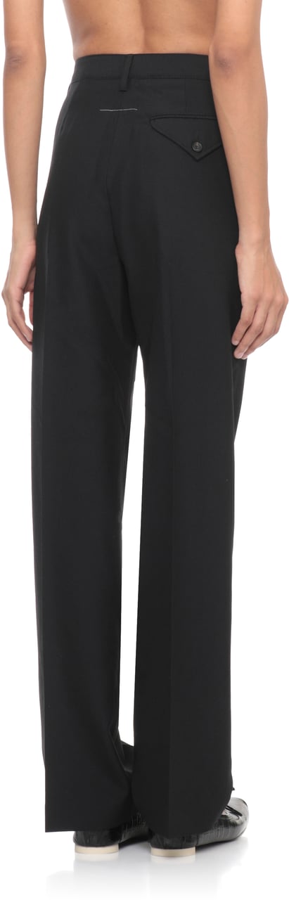 Maison Margiela Trousers Black Zwart