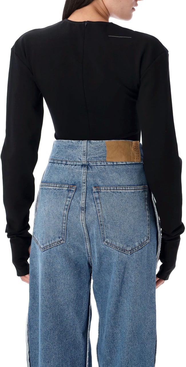 Maison Margiela Body Long Sleeve Nero Zwart