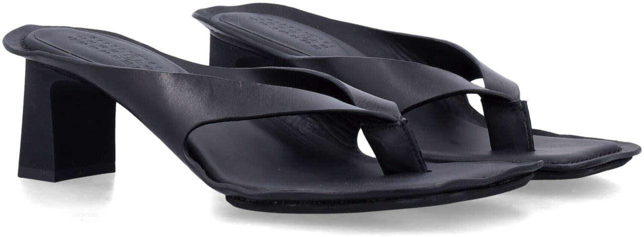 Maison Margiela Tong Heel Sandal Nero Zwart