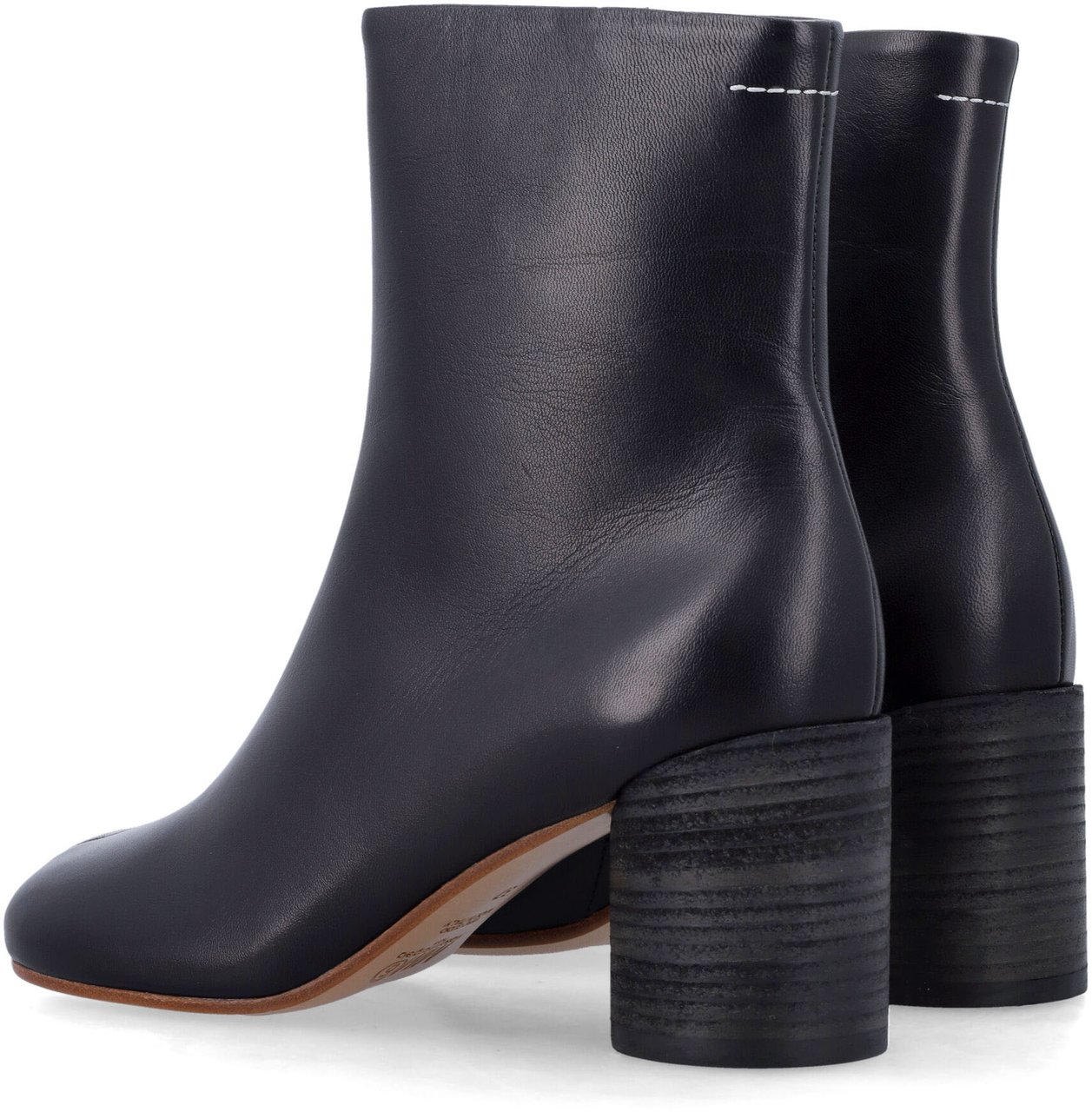 Maison Margiela Anatomic 70 Ankle Boot Nero Zwart