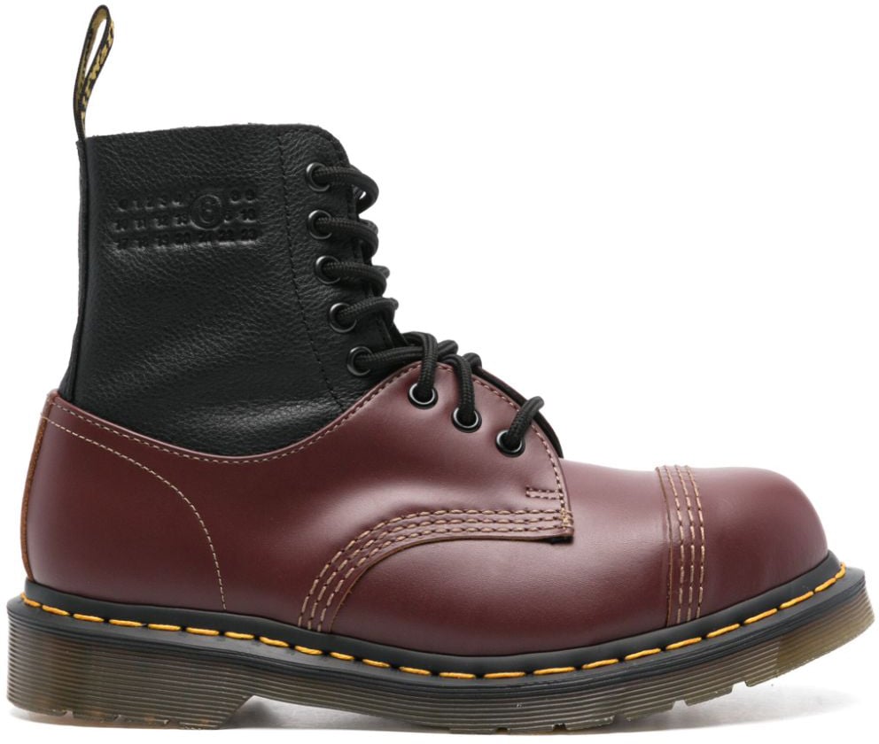 Maison Margiela Boots Bordeaux Rood