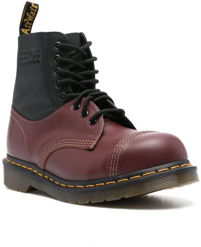Maison Margiela Boots Bordeaux Rood