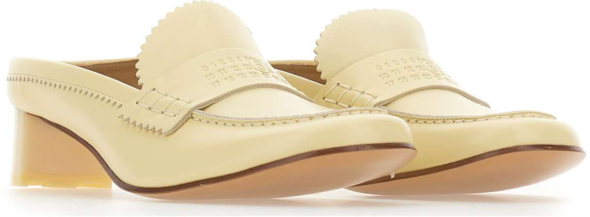 Maison Margiela Flat Shoes Yellow Geel