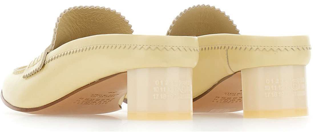 Maison Margiela Flat Shoes Yellow Geel