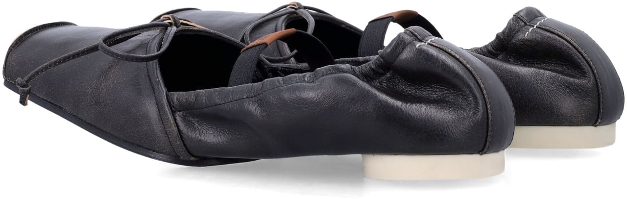 Maison Margiela New Ballett Shoes Black Brown Zwart