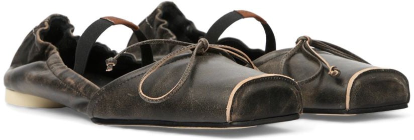 Maison Margiela Flat Shoes Marrone Bruin