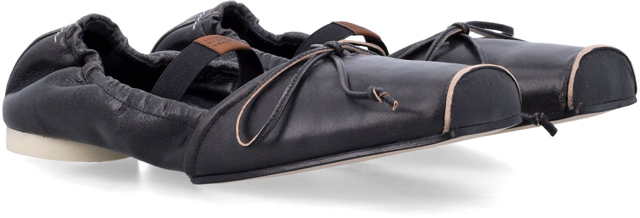 Maison Margiela New Ballett Shoes Black Brown Zwart