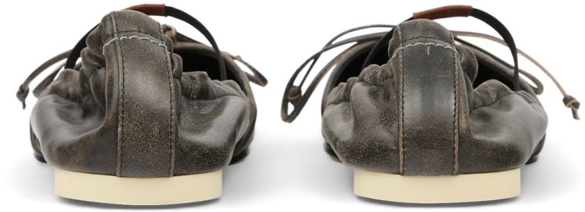 Maison Margiela Flat Shoes Marrone Bruin
