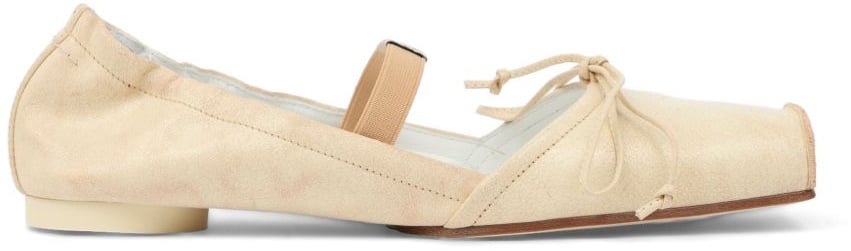 Maison Margiela Flat Shoes Beige Beige