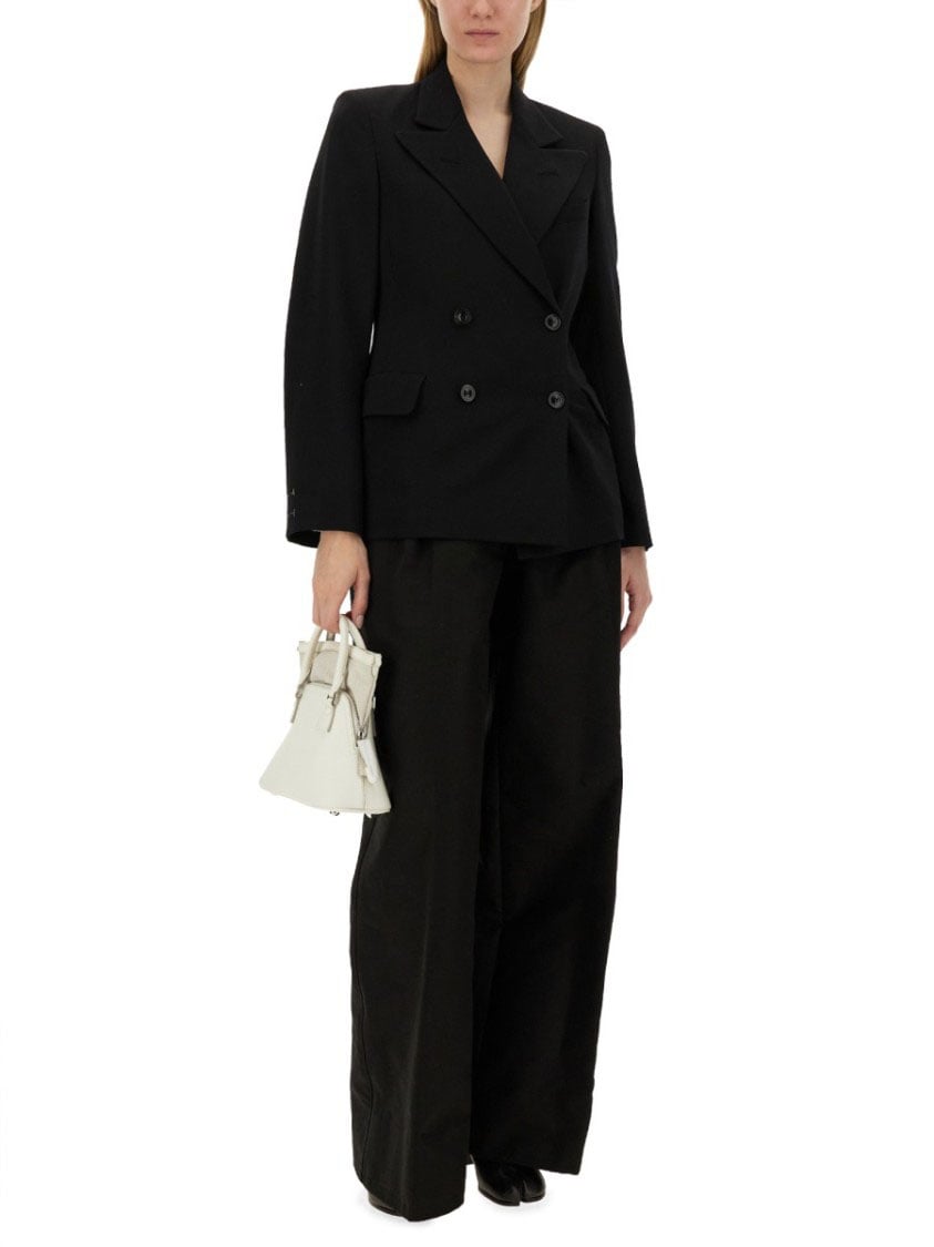 Maison Margiela Double-Breasted Jacket Zwart