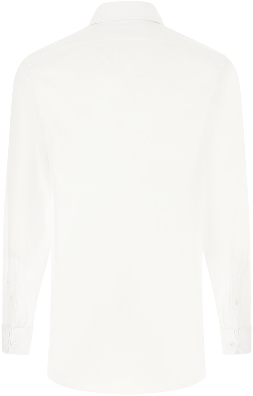 Maison Margiela Maison Margiela White poplin shirt Wit