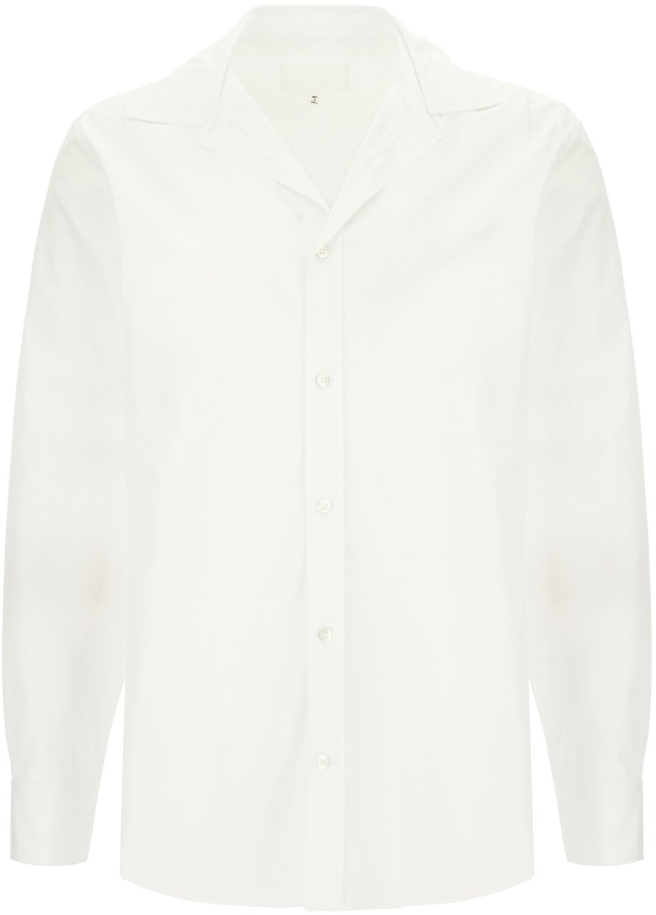 Maison Margiela White poplin shirt Wit