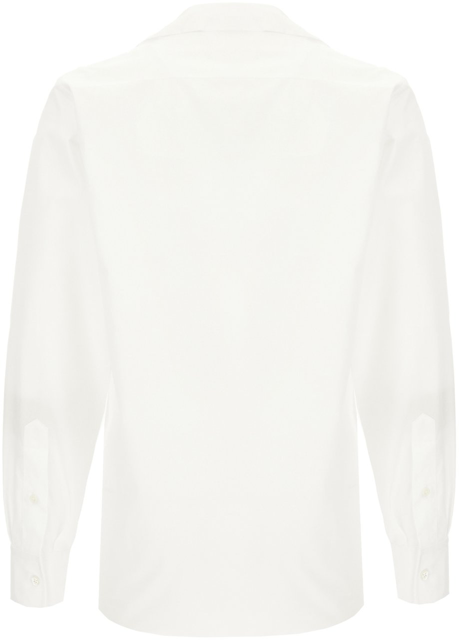 Maison Margiela White poplin shirt Wit