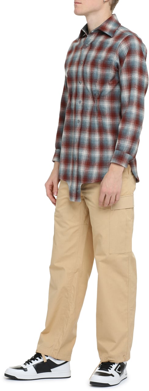 Maison Margiela X Pendleton - Checked wool shirt Rood