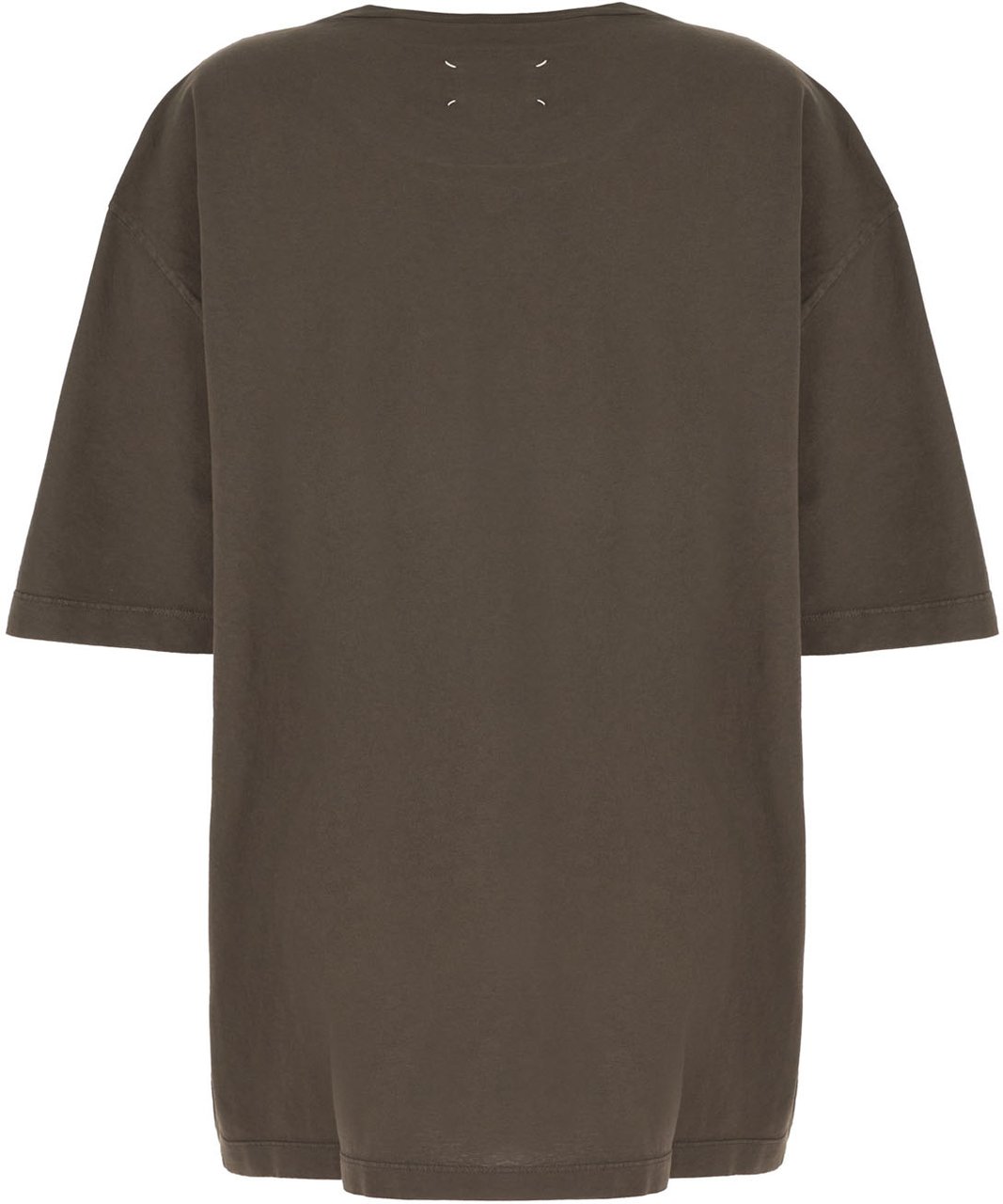 Maison Margiela Dark grey cotton t-shirt Grijs