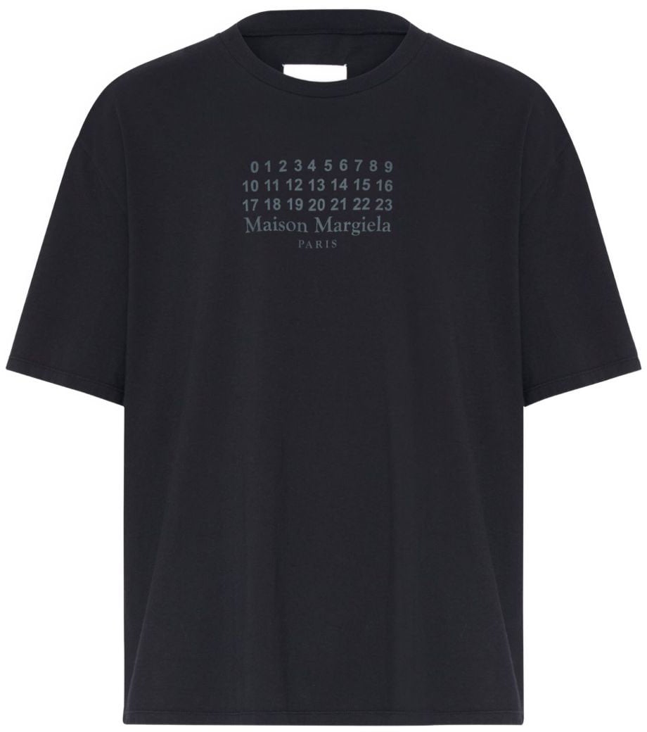 Maison Margiela T-Shirts And Polos Black Zwart