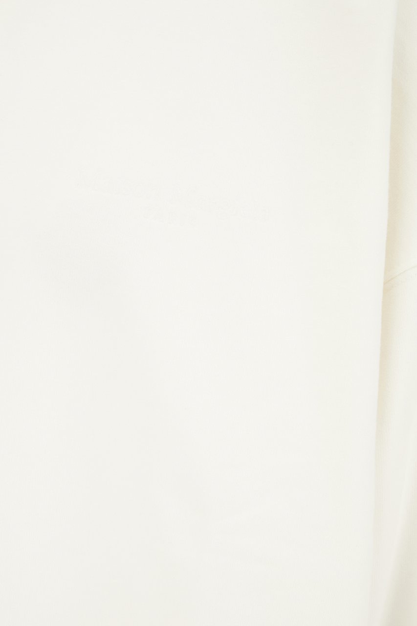 Maison Margiela White cotton sweatshirt Wit