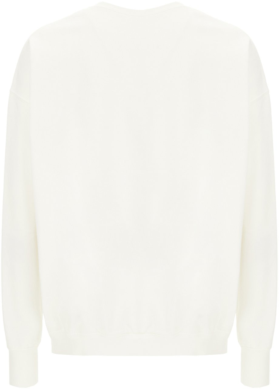 Maison Margiela White cotton sweatshirt Wit