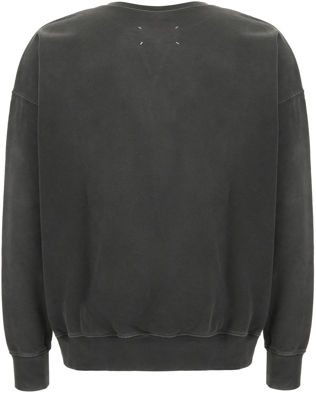 Maison Margiela Slate cotton sweatshirt Zwart
