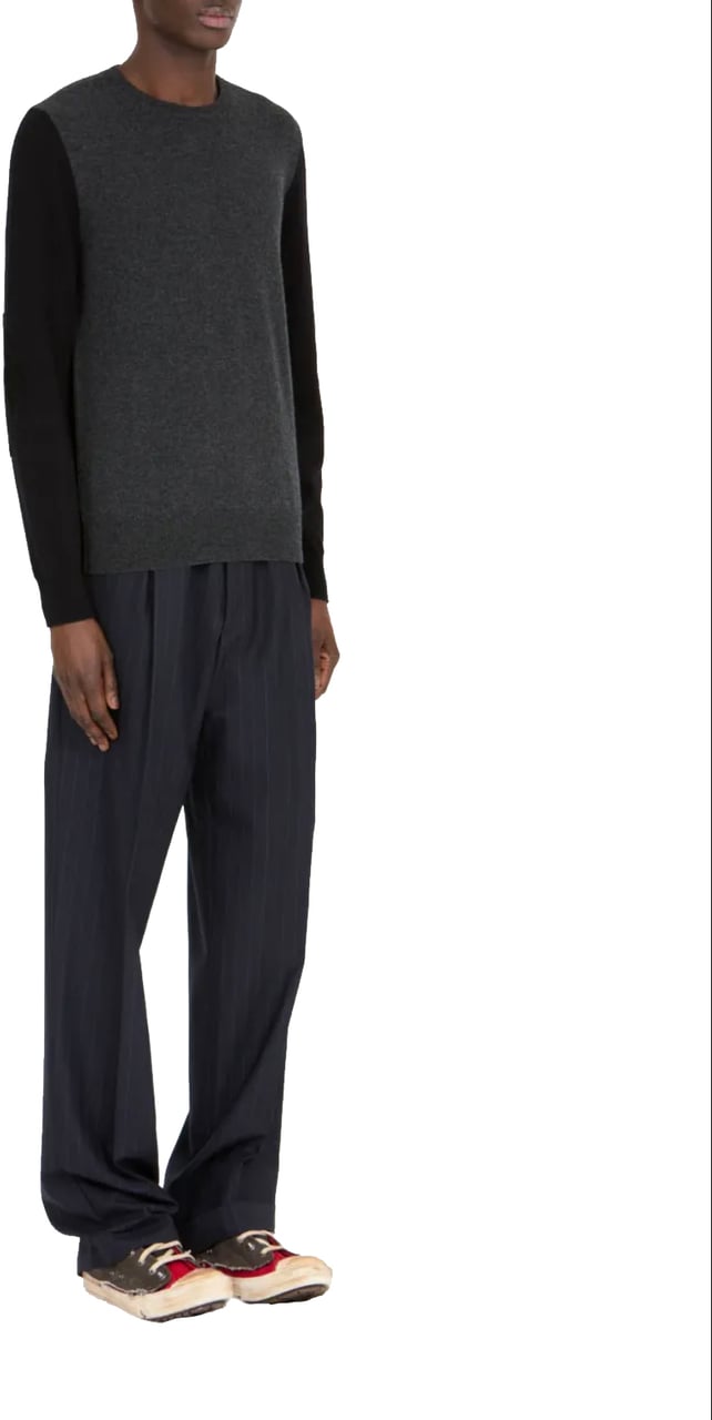 Maison Margiela Crewneck Grey Black Zwart