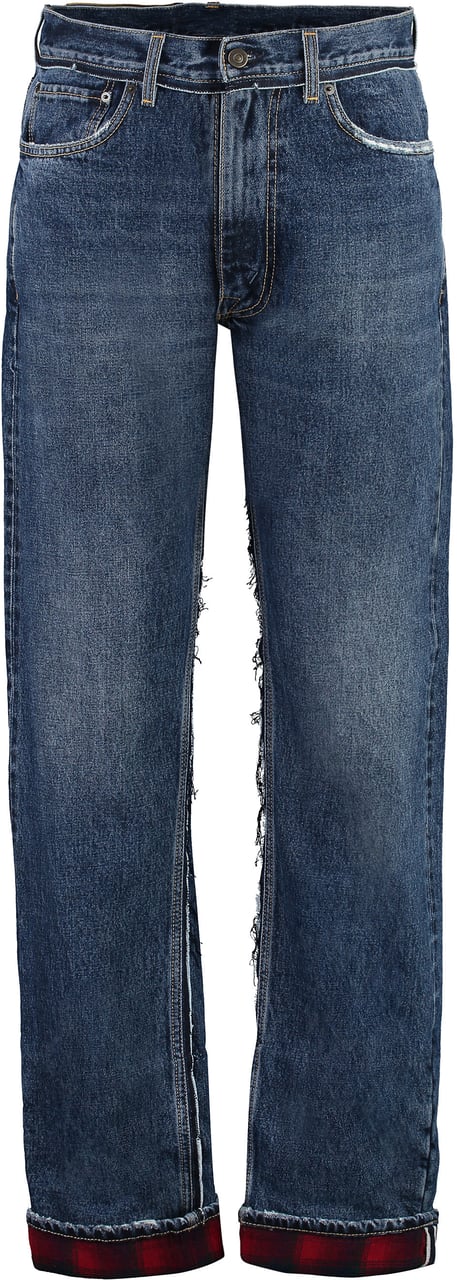 Maison Margiela 5-pocket straight-leg jeans Blauw