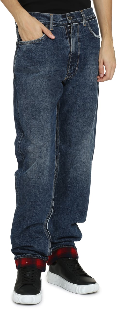 Maison Margiela 5-pocket straight-leg jeans Blauw