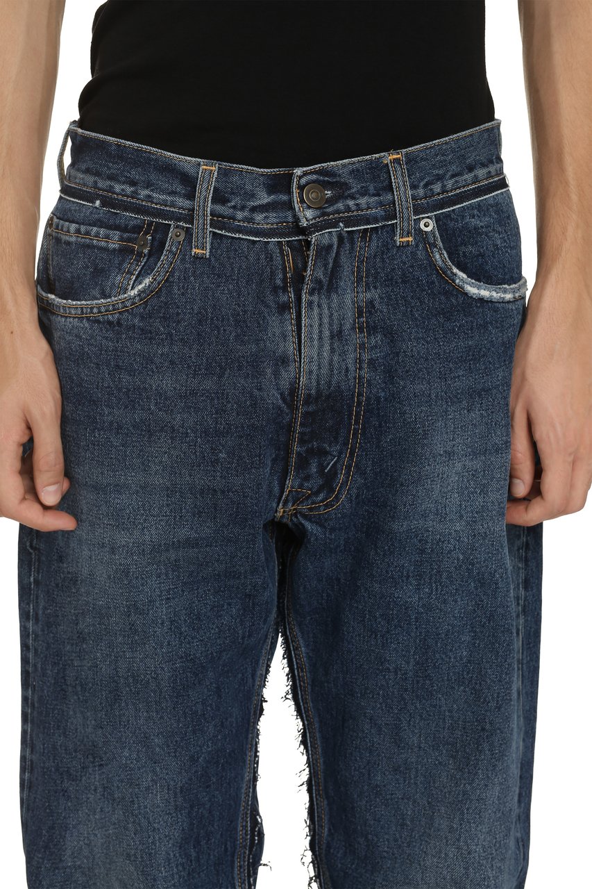 Maison Margiela 5-pocket straight-leg jeans Blauw