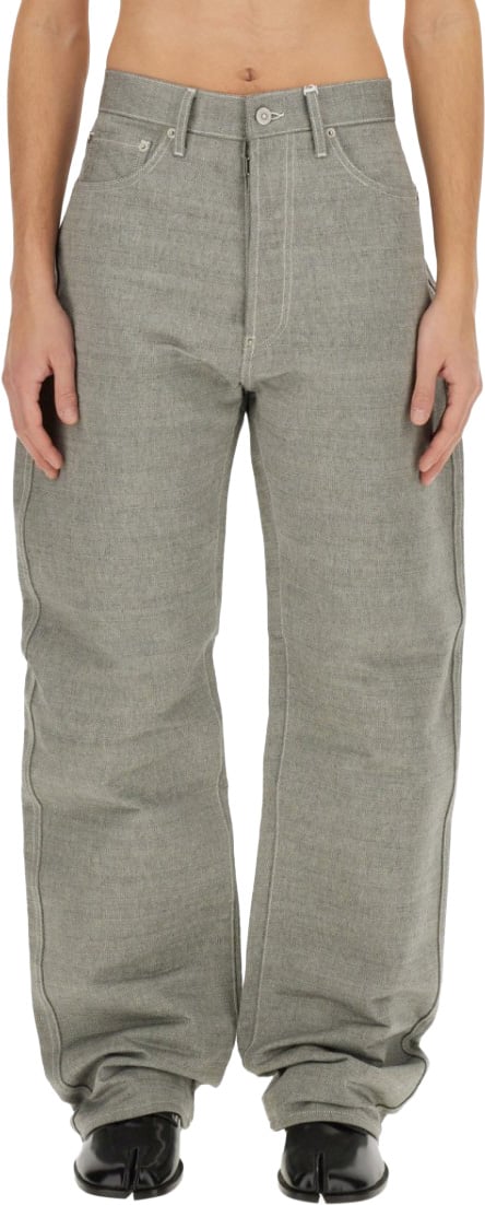 Maison Margiela Jeans In Denim Grijs