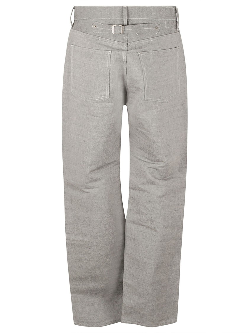 Maison Margiela Relaxed Fit Straight Leg Jeans Grijs