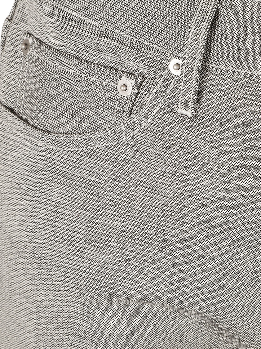 Maison Margiela Relaxed Fit Straight Leg Jeans Grijs