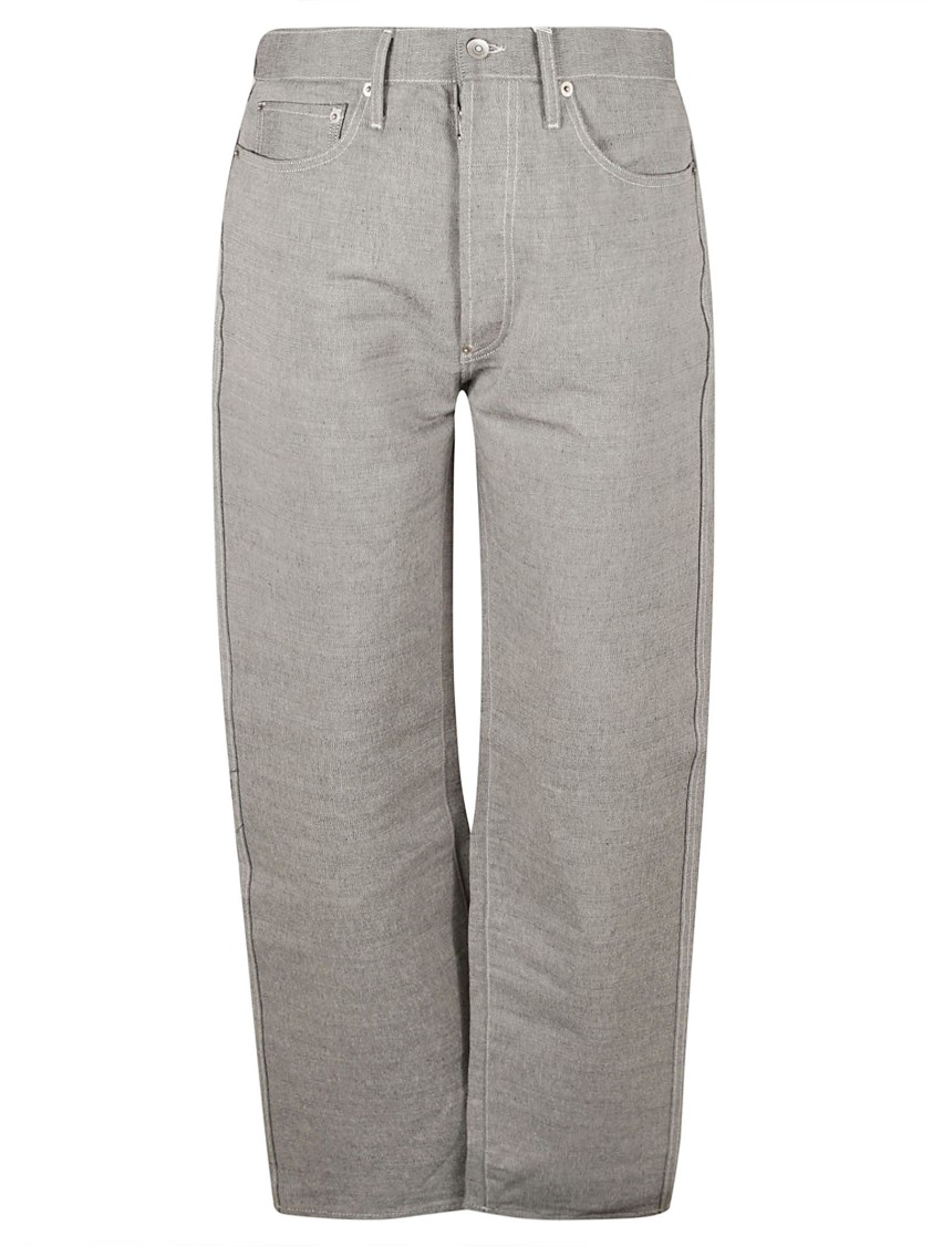 Maison Margiela Relaxed Fit Straight Leg Jeans Grijs