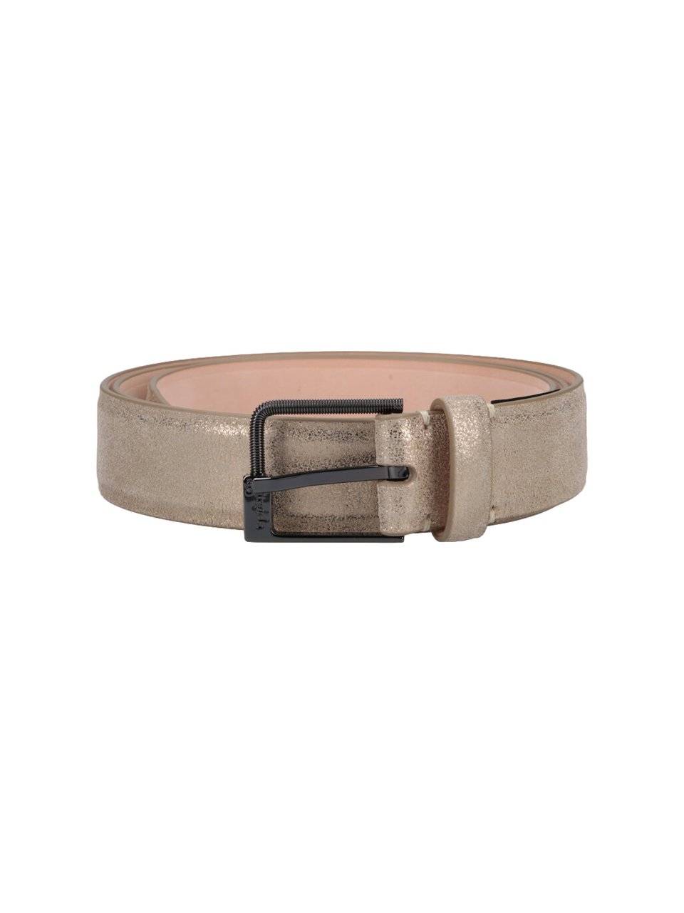 Maison Margiela Cream Belt with Minimalist Design and Classic Buckle Neutraal
