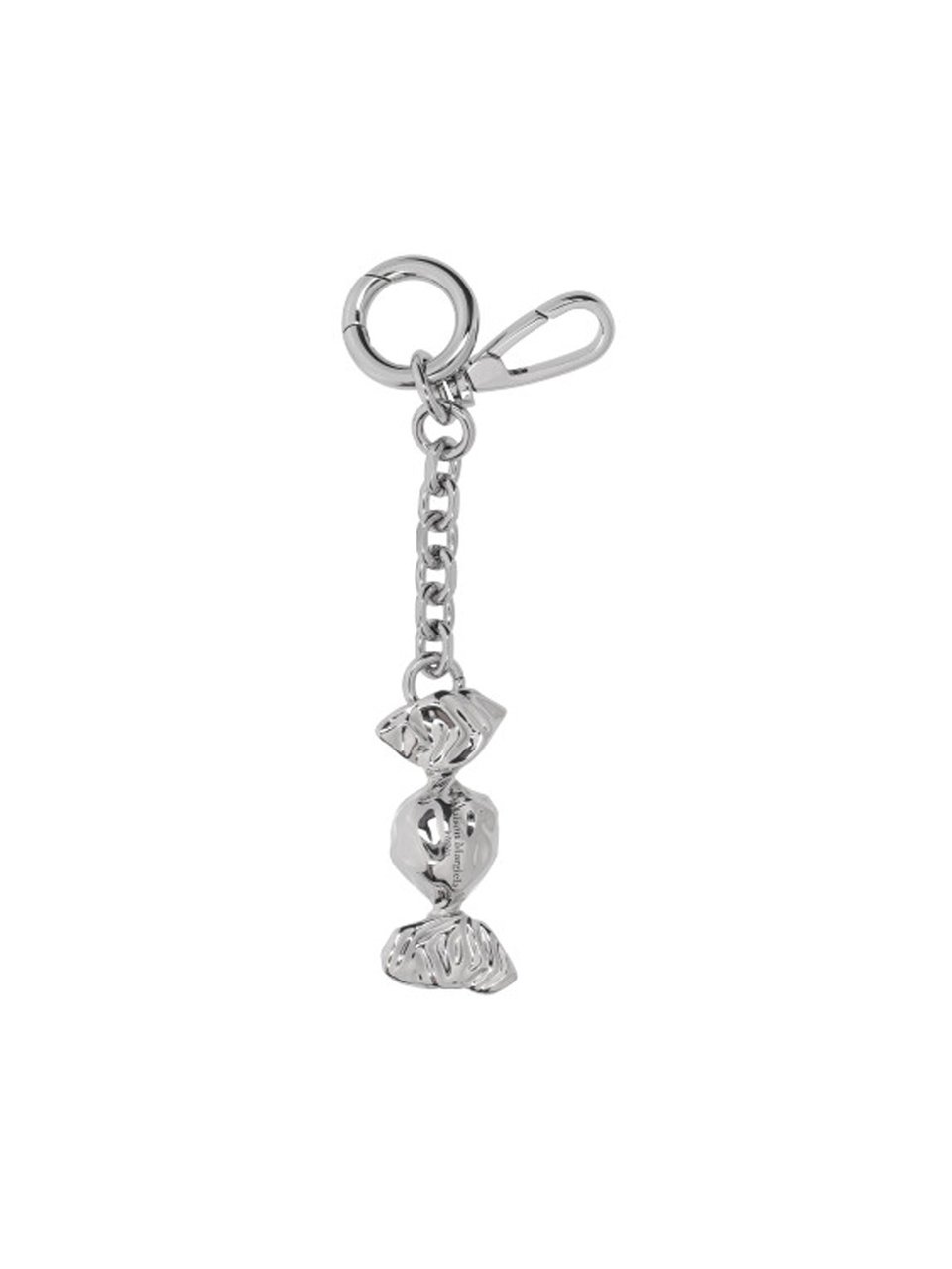 Maison Margiela Silver Candy Metal Keychain Zilver