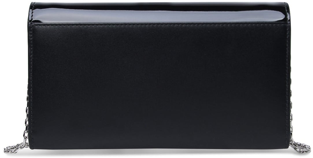 Maison Margiela Maison Margiela Four Stiches Leather Chain Wallet Zwart