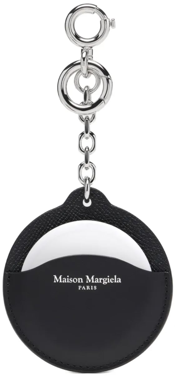 Maison Margiela Circle Keyring Black Zwart