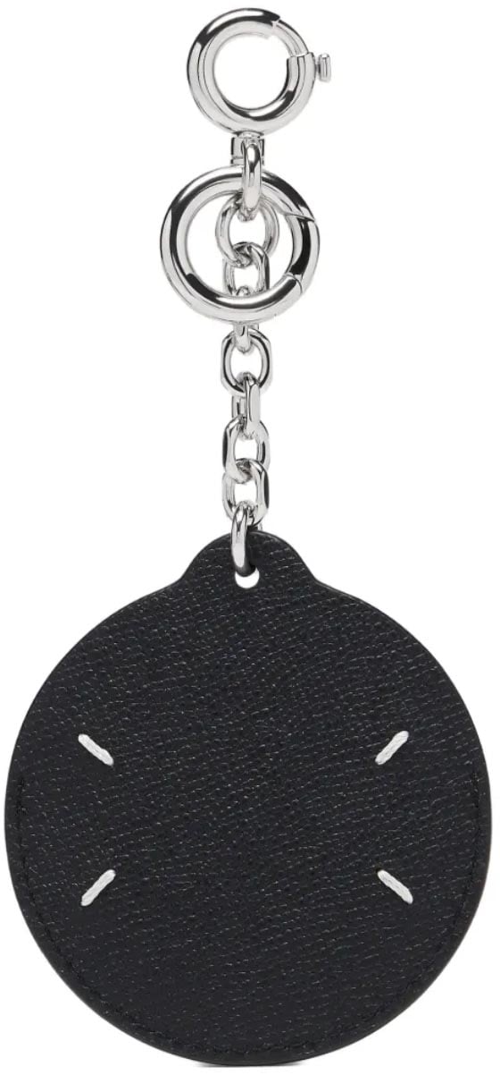Maison Margiela Circle Keyring Black Zwart
