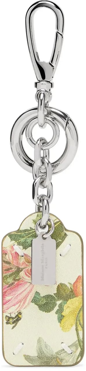 Maison Margiela Double Tag Keyring Small Multi Color Divers