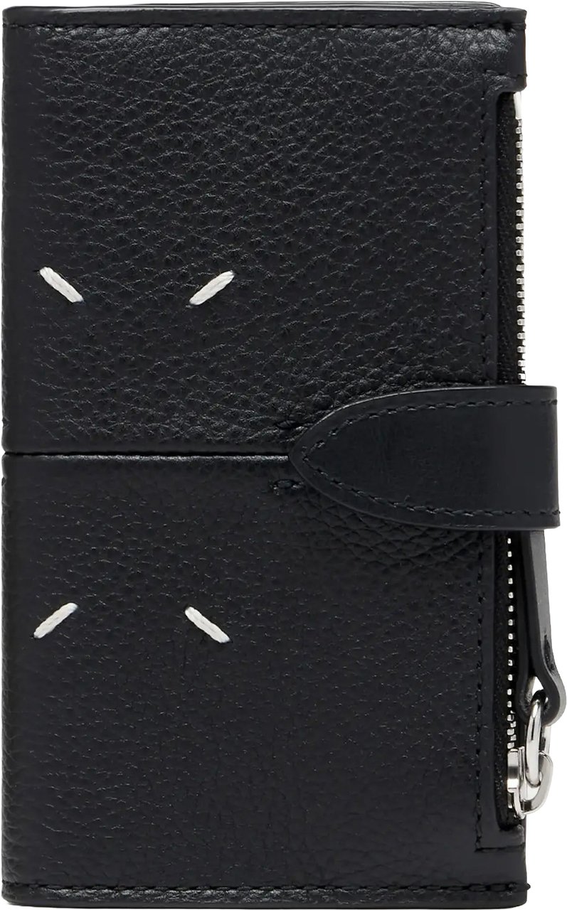 Maison Margiela Card Holder + Coin Purse With Zip Black Zwart