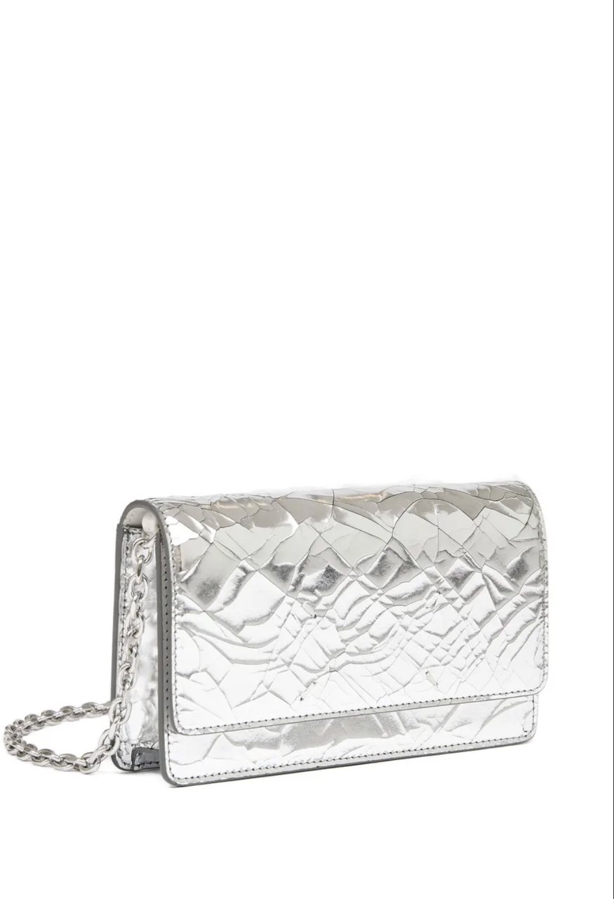Maison Margiela Wallet On Chain Medium H7730 Zilver