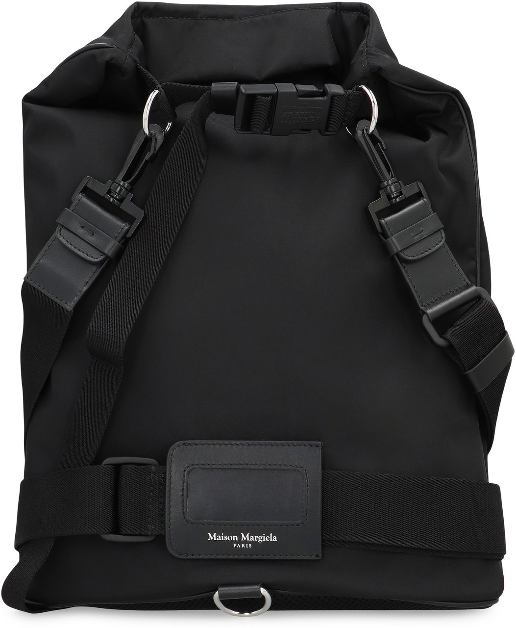 Maison Margiela Technical fabric backpack Zwart