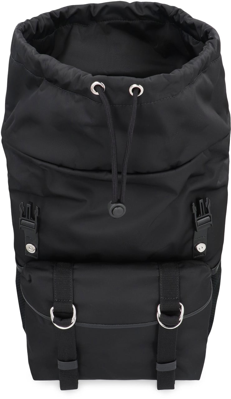 Maison Margiela Medium backpack in technical fabric Zwart