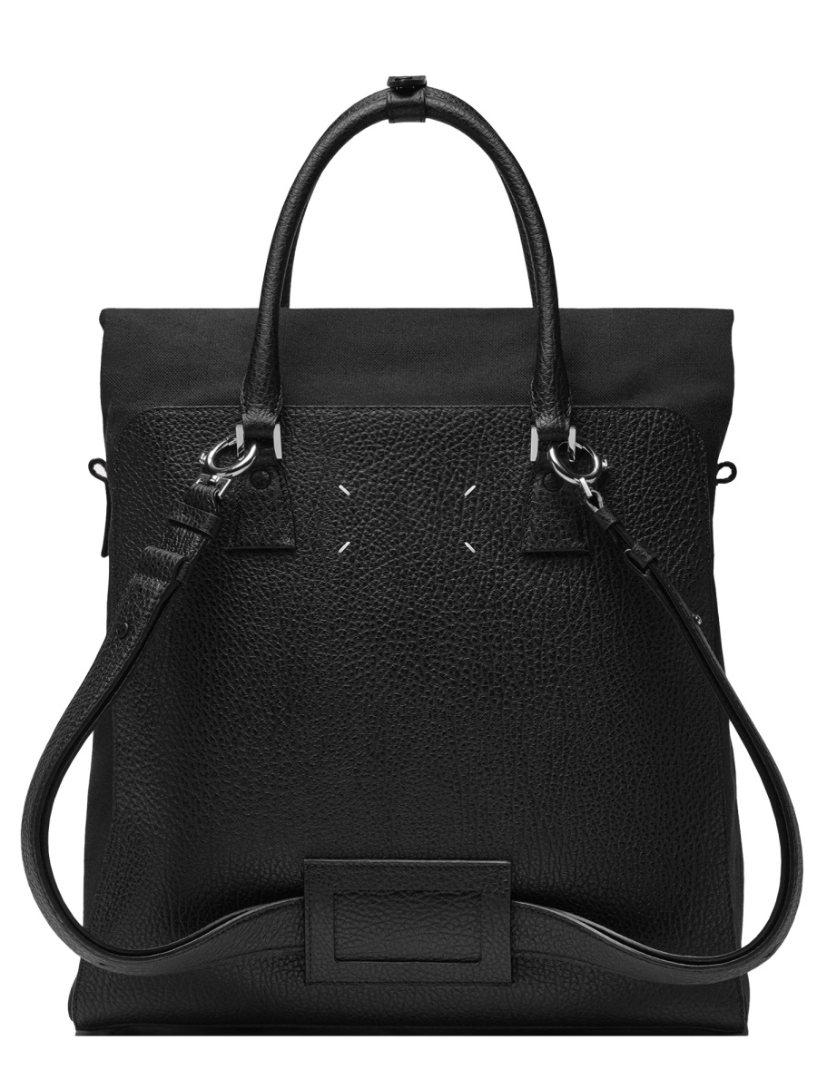 Maison Margiela 5ac Daily Vertical Padded Bag Zwart