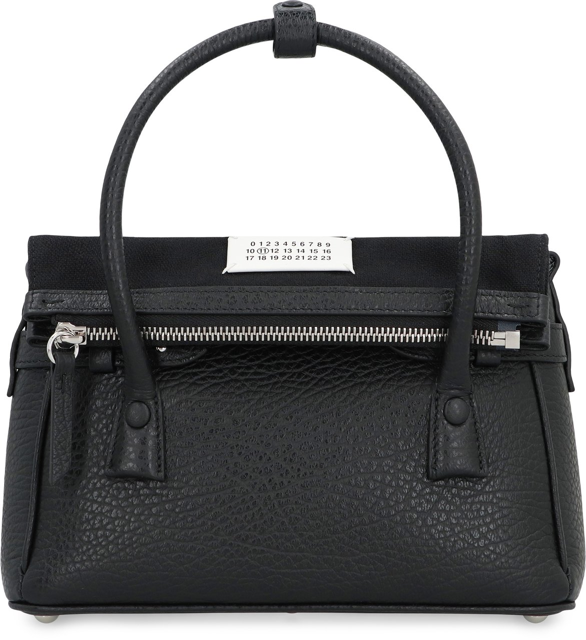 Maison Margiela 5AC East West small leather handbag Zwart