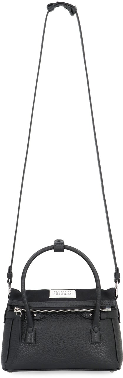 Maison Margiela 5AC East West small leather handbag Zwart