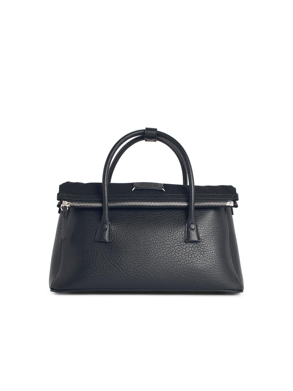 Maison Margiela '5ac East West' Black Leather Bag Zwart