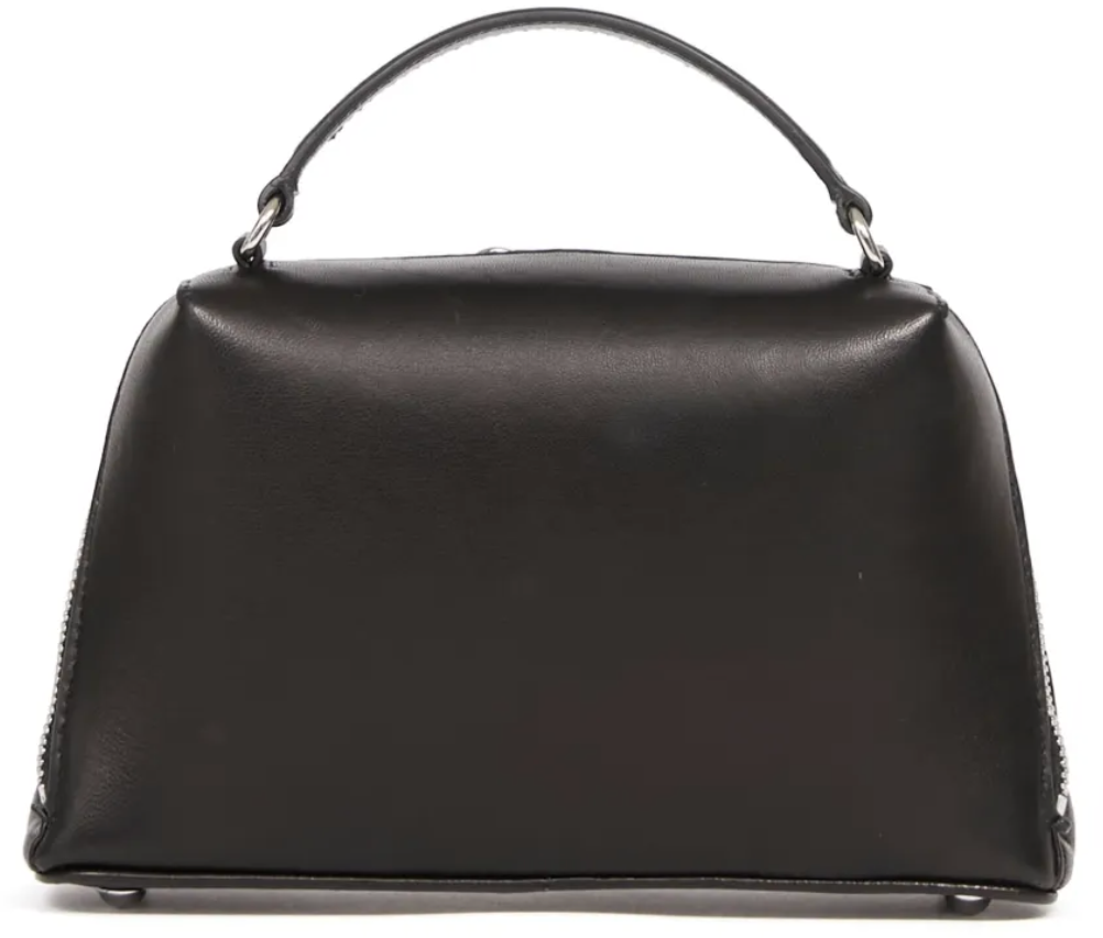 Maison Margiela Glam Slam Embroidery Trapezoid Bag Black Zwart