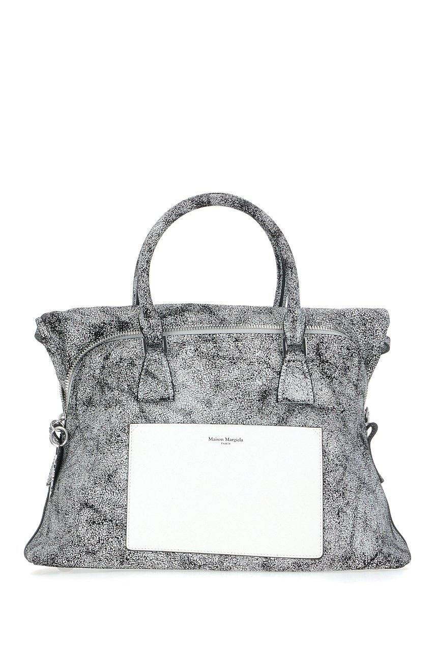 Maison Margiela Maison Margiela Two-tone leather medium 5AC Loved to Death handbag Divers