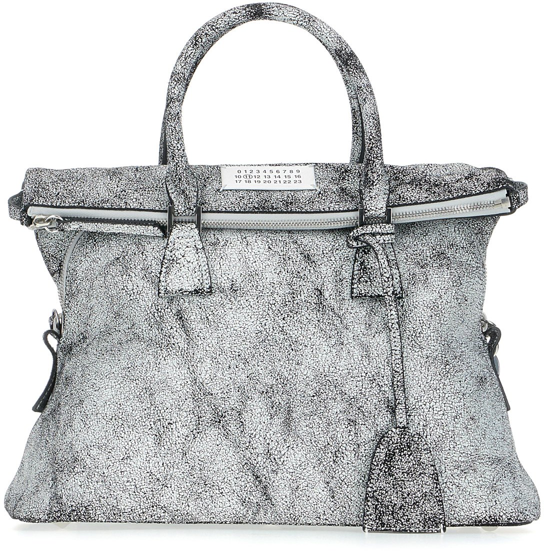 Maison Margiela Maison Margiela Two-tone leather medium 5AC Loved to Death handbag Divers