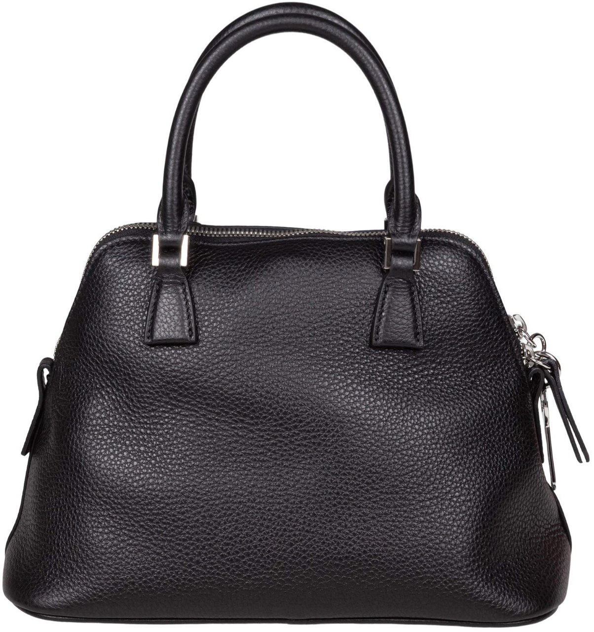 Maison Margiela Maison margiela 5ac soft mini calfskin handbag, black Zwart