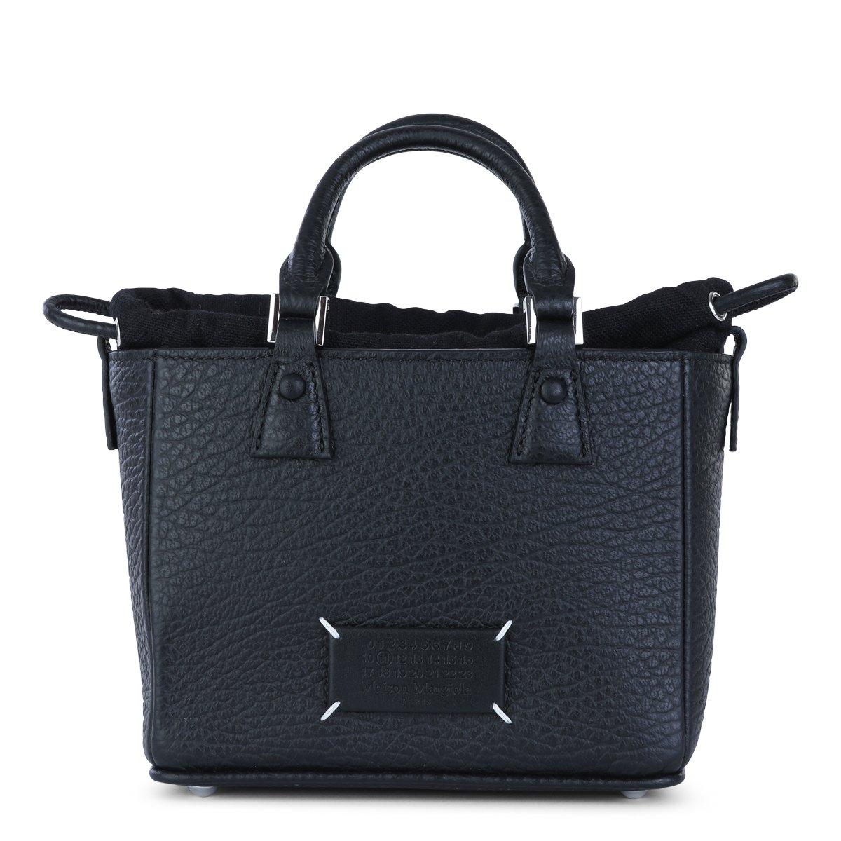 Maison Margiela Structured Black Bag Zwart